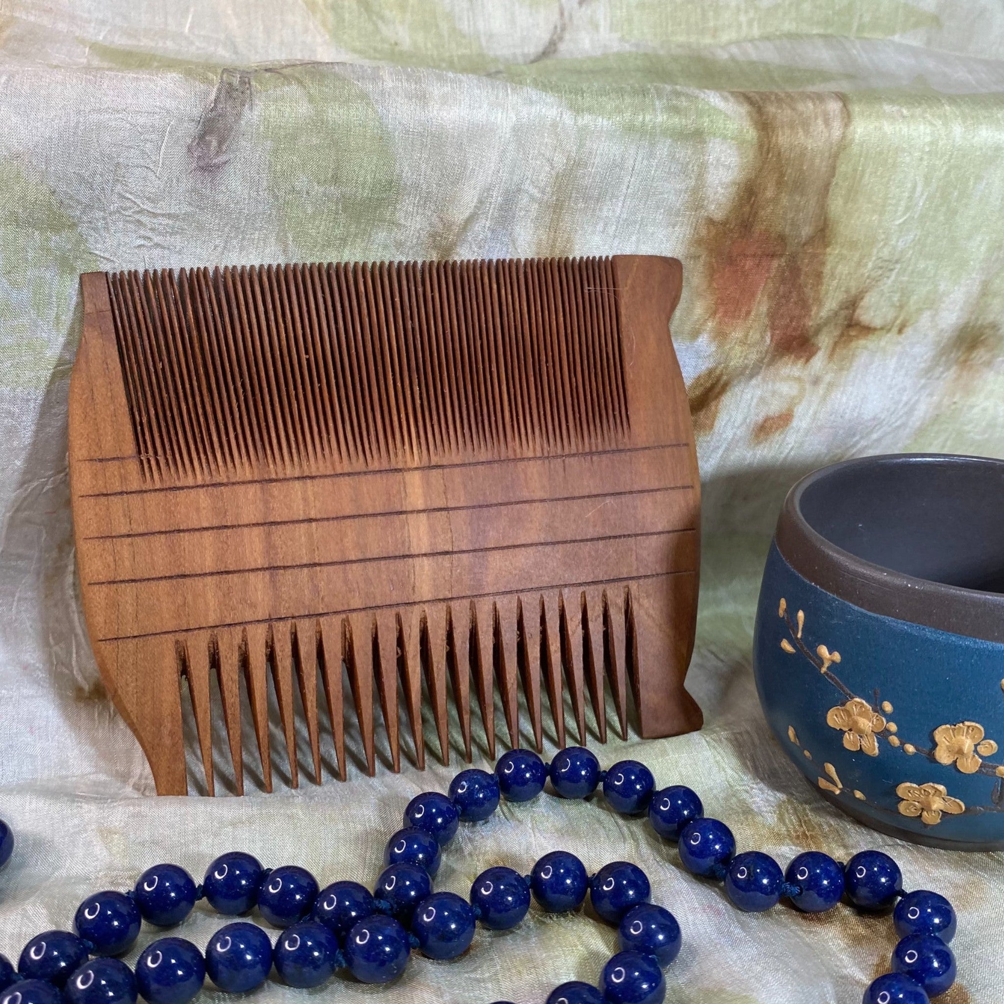 Handmade Wood Beard Comb– Artius Man