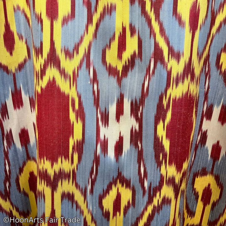 Behnaz Ikat Kimono Jacket design close up