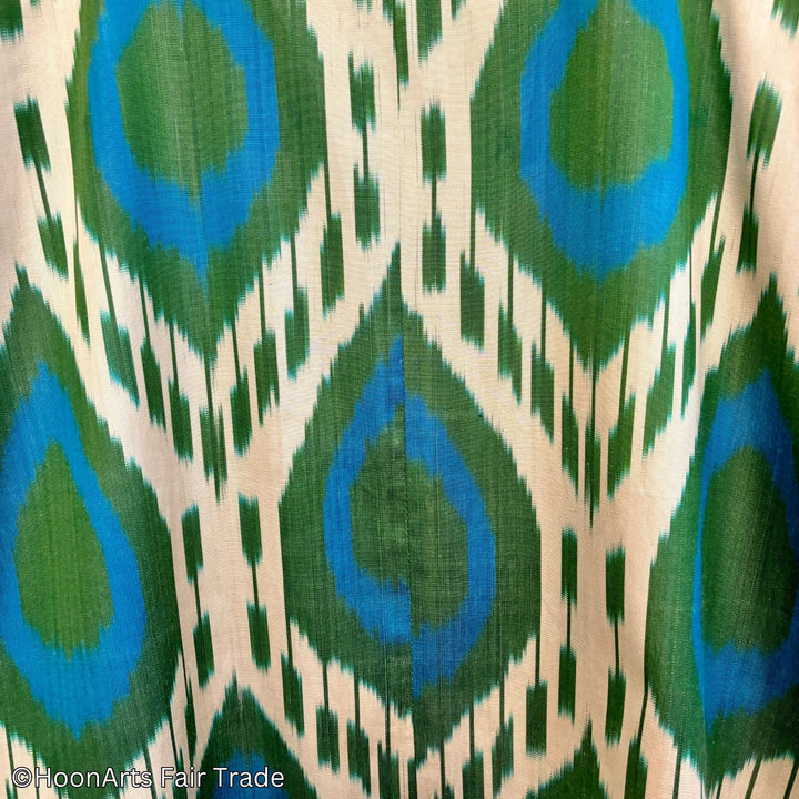 Nasib Ikat Kimono Jacket design close up